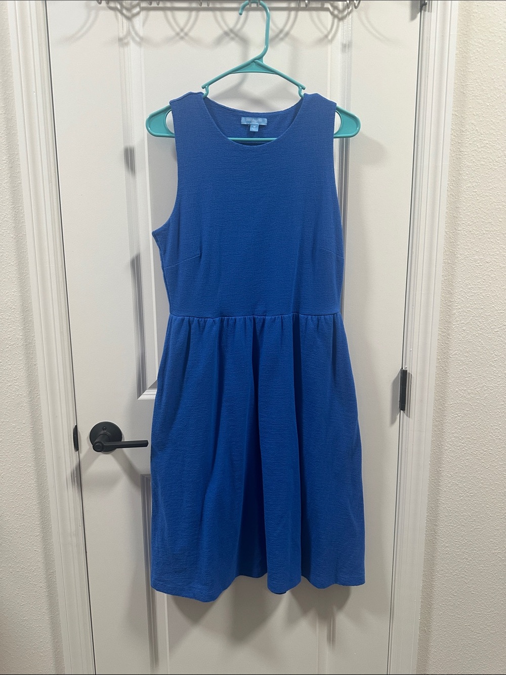 Womens dapper James Sleeveless Royal Blue Dress